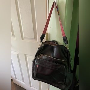 Backpack/ side purse